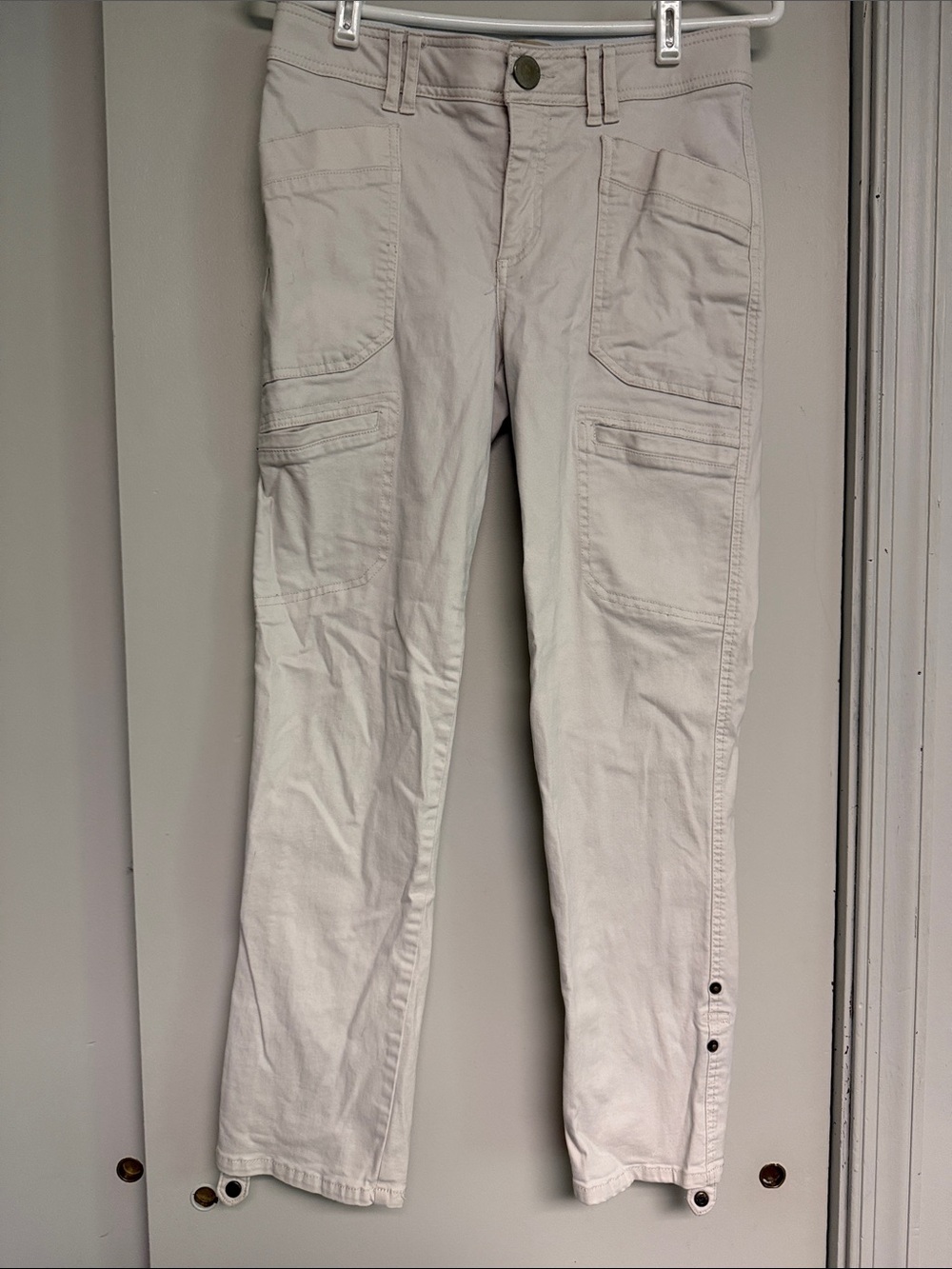 Democracy Cream Straight-Leg Utility Jeans